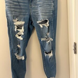 AE Next Level Ripped Super High-Waisted Jegging